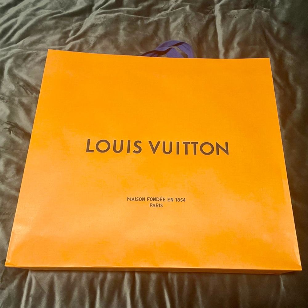 Neverful GM shopping bag, box, dust bag, and blue string